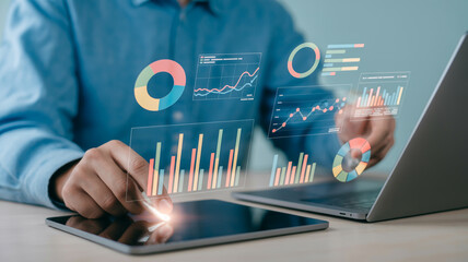 Business Analytics Data Visualization Concept