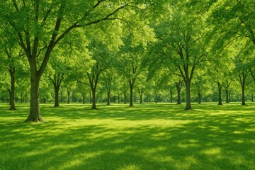 Naklejka premium Stunning outdoor sanctuary teeming with lush foliage