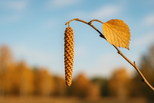 Fall Blossom of the Alder Tree