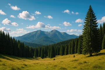 Obraz premium Stunning Scenic Views in a European Mountain Town