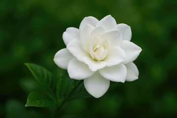 Obraz premium Stunning high-definition wallpaper featuring a pristine white blossom