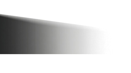 Abstract gradient from dark gray to white isolated on transparent background