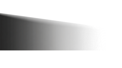 Abstract gradient from dark gray to white isolated on transparent background