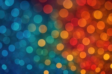 Vibrant Abstract Bokeh Display
