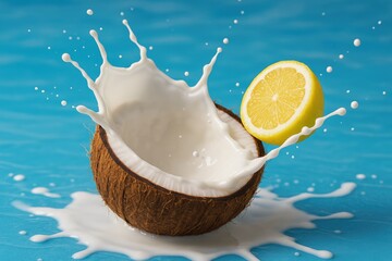 Creamy Coconut and Milk Splash