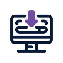 installation duotone icon. Sleek and modern vector icon for websites, mobile apps, marketing materials, and corporate design. Fully scalable and ready to use.