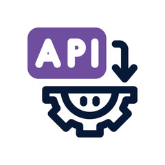 software application duotone icon. Sleek and modern vector icon for websites, mobile apps, marketing materials, and corporate design. Fully scalable and ready to use.