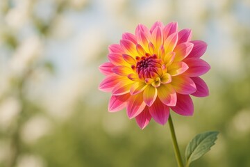 Detailed view of a vibrant flower with a gentle blurred backdrop