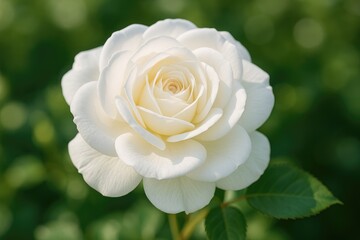 Detailed shot of a white blossom ideal for backgrounds
