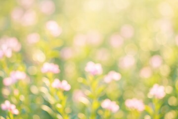 Obraz premium Blurry abstract backdrop featuring ornamental foliage