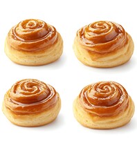 Fototapeta premium cookies on white background