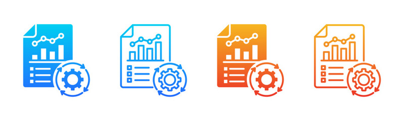 Bpm Lifecycle icon sheet multiple style collection