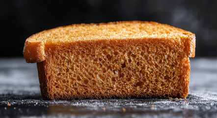 Silhouette of a slice of bread isolated on a white background, PNG file with clipping path for graphic design and digital work. Isolated on a white, stark, and black style, PNG.