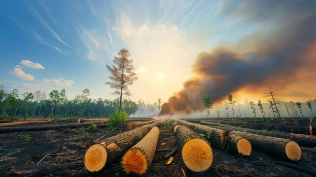 Deforestation and Forest Fires.A Looming Environmental Crisis
