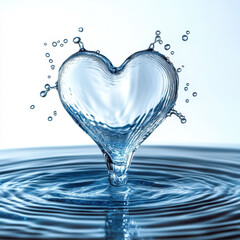 heart from water