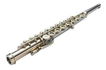 3D Rendering of beautiful, trending and realistic Flute with white background