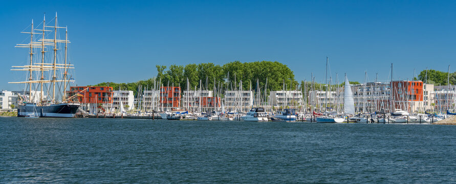Travem&uuml;nde, Germany. The marina at Priwall.