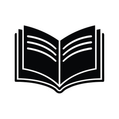 Linear Book Icon Open Pages Essential Form Icon Vector Illustration