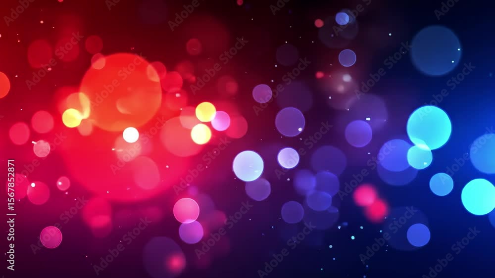 Poster vibrant blue and red light particles create a modern abstract background for design projects, blue r