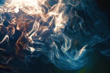 Obraz premium smoke on black background
