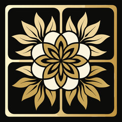 abstract flower vector illustration