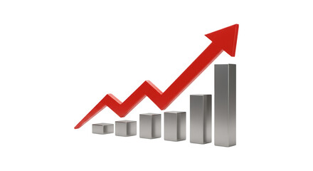 Analyzing Upward Trends Business Growth and Financial Performance Metrics Visualization