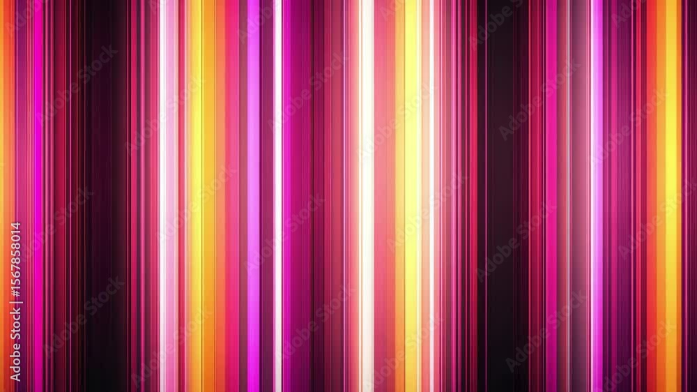 Poster vertical abstract design featuring glowing lines in vibrant colors with smooth motion effects, verti