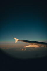 view from airplane window