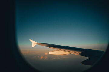 airplane in the sky