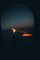 airplane in the sky