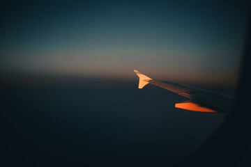 airplane in the sky
