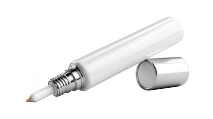 Cosmetic cream tube isolated on transparent background