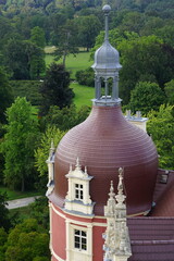 Blick auf eine Kuppel von oben