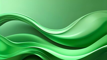 Green gradient background with modern smooth transition effect.