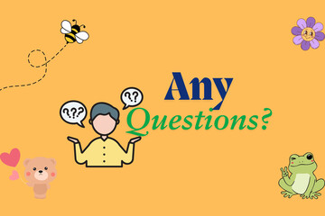 Any Questions?  Seeking Answers, Finding Solutions,  Q&A Illustration