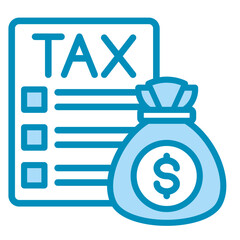 Income Tax  Icon Element For Design