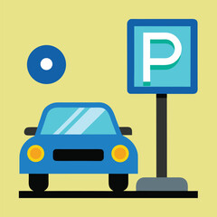 Parking sign design for commercial use