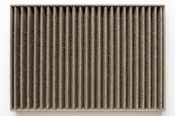 Detailed view of a grimy vehicle air filter