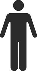 men gents toilet washroom icon in dark grey and clear background vector illustration