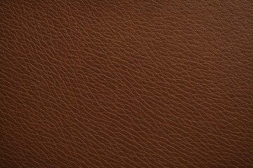 Fototapeta premium Detailed view of a dark brown synthetic leather surface with an orange hue - suitable for backgrounds