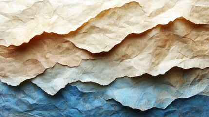 Layered Mountain Peaks: An artistic composition showcases a serene landscape of layered mountain peaks, evoking a sense of tranquility.