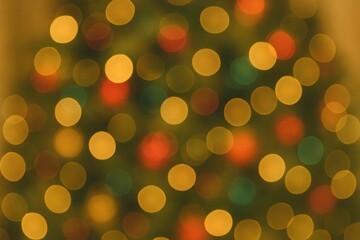 Obraz premium Vibrant Festive Bokeh Lights for Christmas