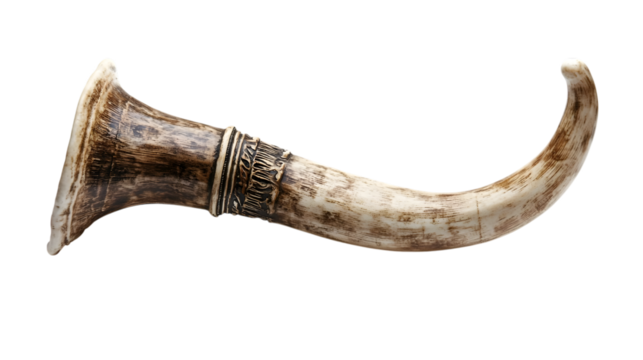 old rusty hook isolated on white background