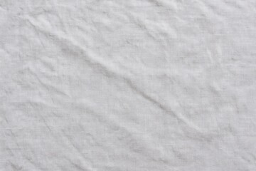 Light grey and white creased linen fabric with empty space for text