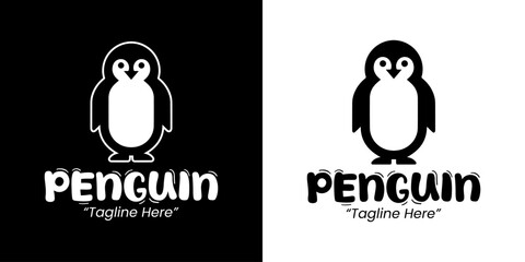 Obraz premium Unique Penguin Logo for Business Branding and Professional Identity 