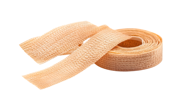 adhesive bandage on white background