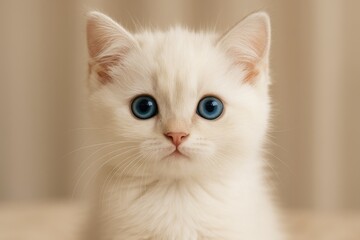 Adorable Cat with Stunning Eyes