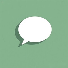 A flat illustration of a speech bubble tail