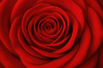 Detailed view of a crimson flower
