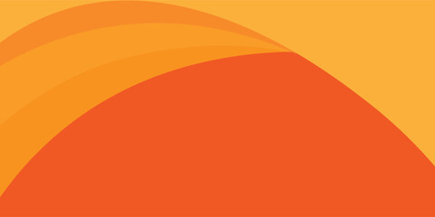 Paper cut Warm tone and Orange color background abstract art vector